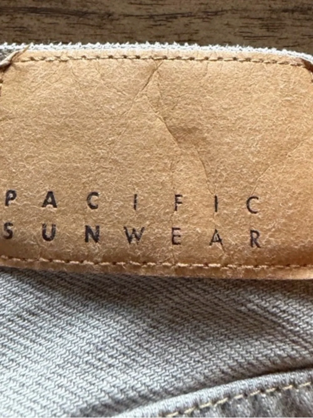 Pacsun Men’s Light Grey Washed Cargo Jeans